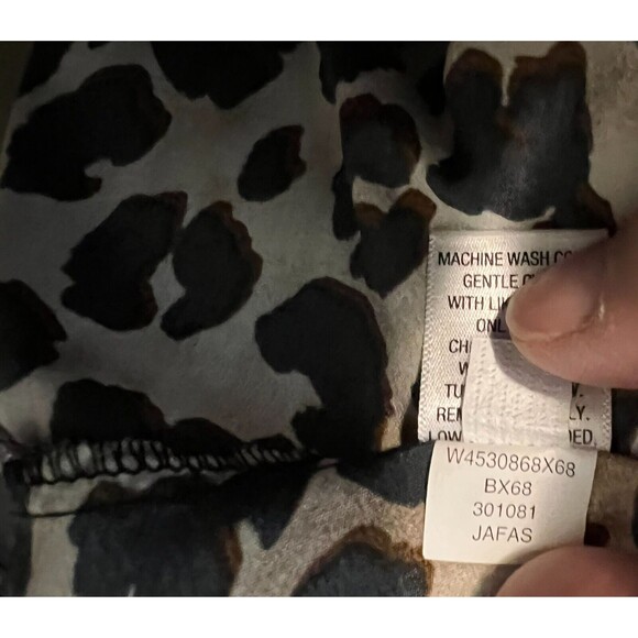 Xhilaration Y2K Hi-Low Slip Dress Size L Animal Print Whimsigoth Fairy Grunge - Picture 9 of 10